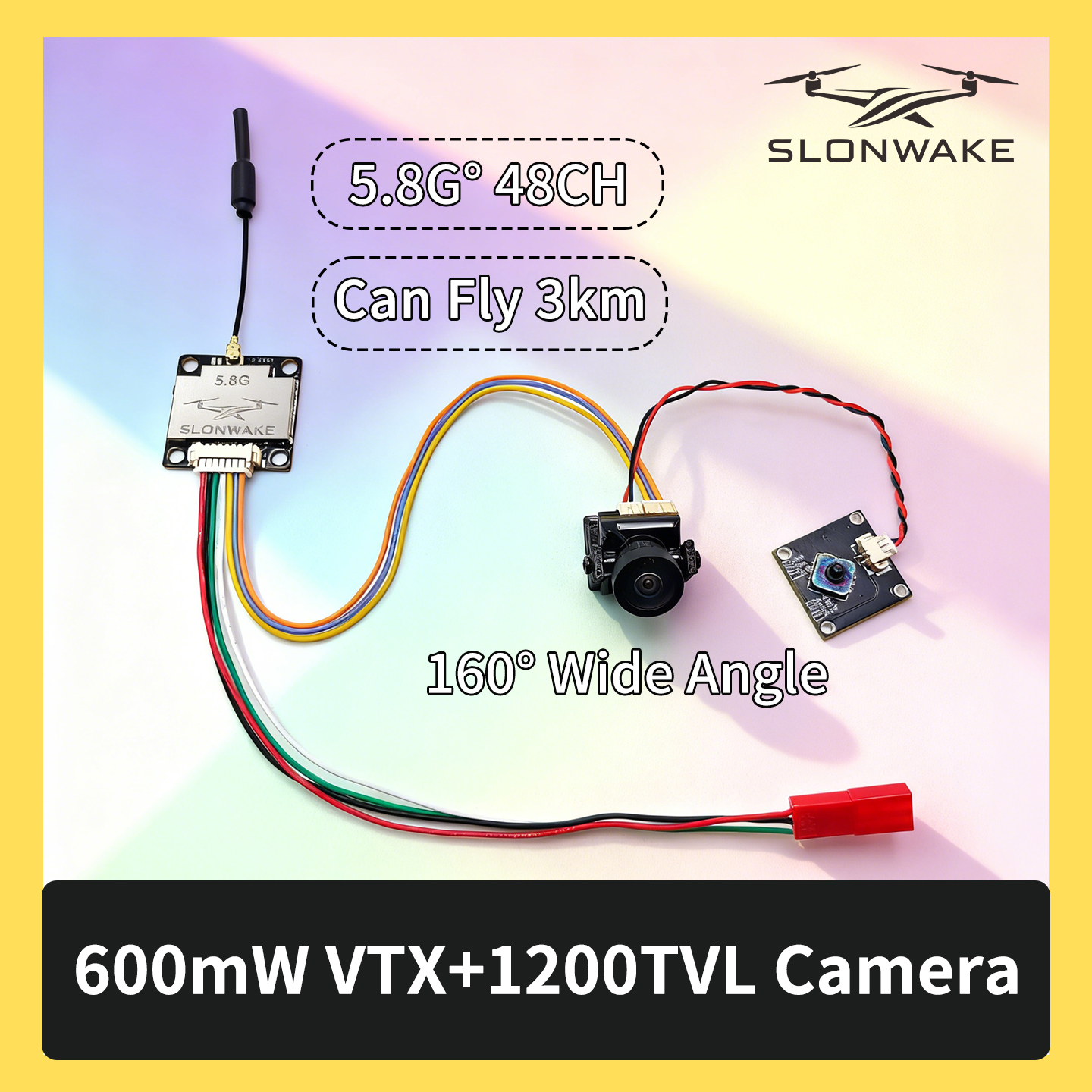 Drone Rc Airplane - SLONWAKE 5.8G 600mW 7-24V FPV Video