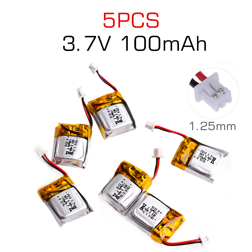 Drone Keh Rc K11 Turbo - 5 pcs 3.7V 100mAh Li-po Battery