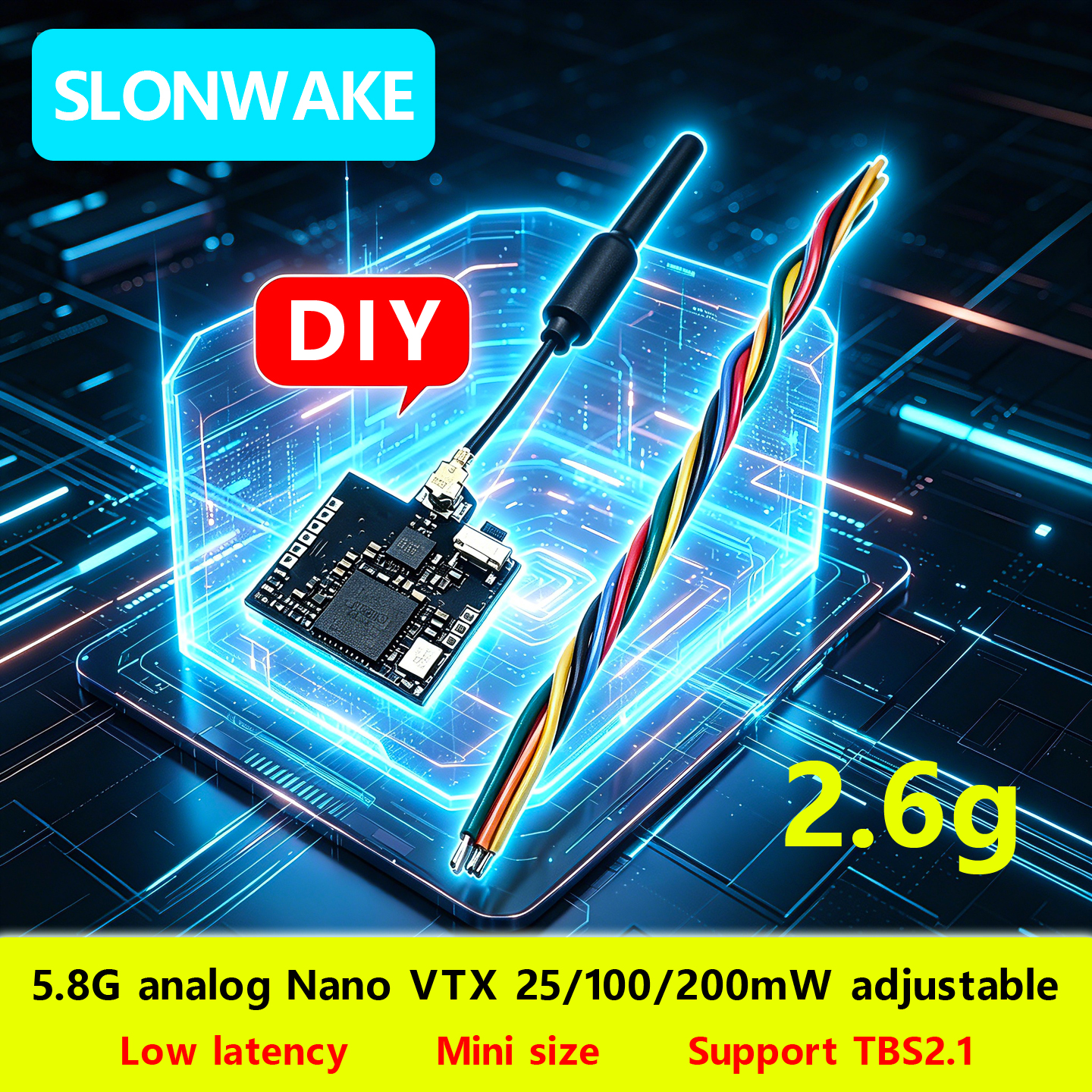 Drone Rc Airplane - SLONWAKE Nano 5.8G 48CH 200mW Micro