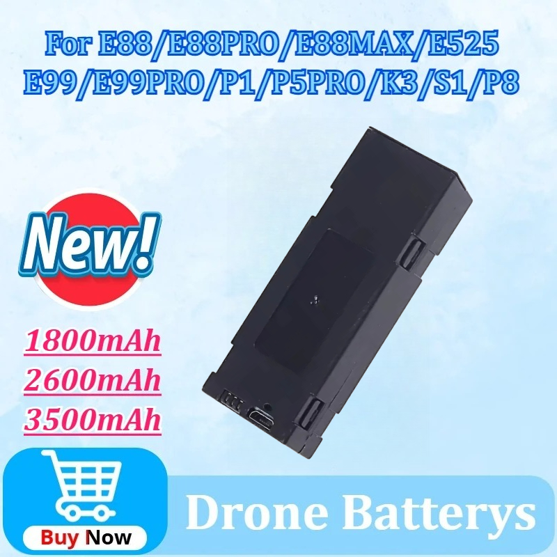 Drone Rc E99 K3 - 3.7V 1800/2600/3500mAh RC Drone Battery Stable