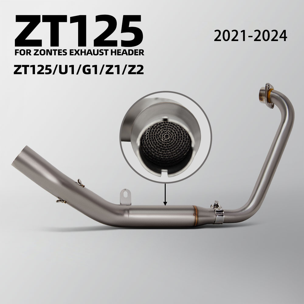 Drone Z1 - ZT125 exhaust header pipe For Zontes