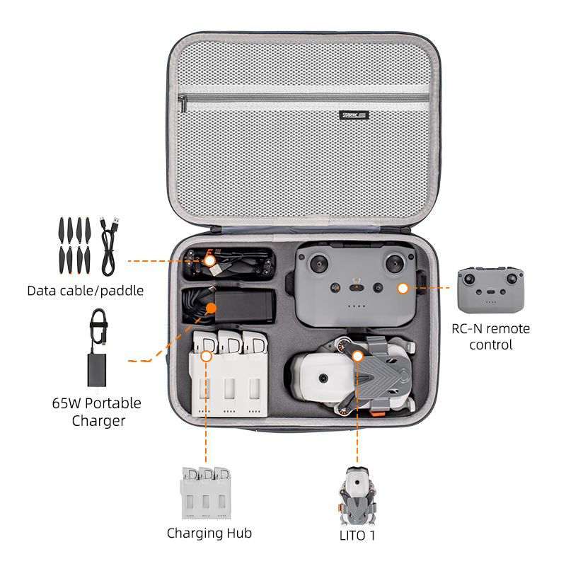 Portable Handheld Bag Nylon St - Drone Dji Rc N3 บทวิจารณ์และราคา