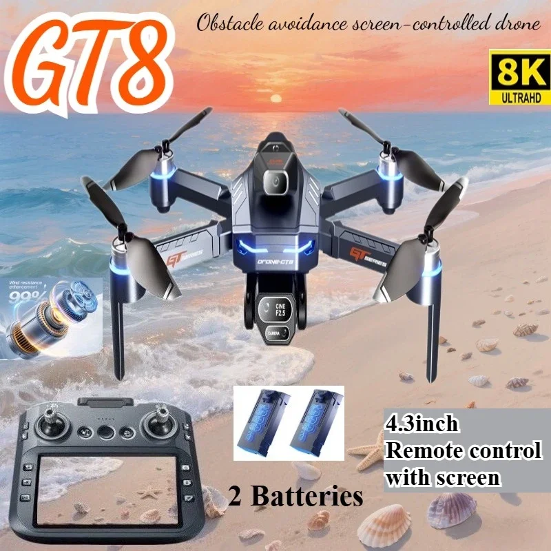 Drone 4K HD GT8 Camera Obstacl - Drone Top Rc บทวิจารณ์และราคา