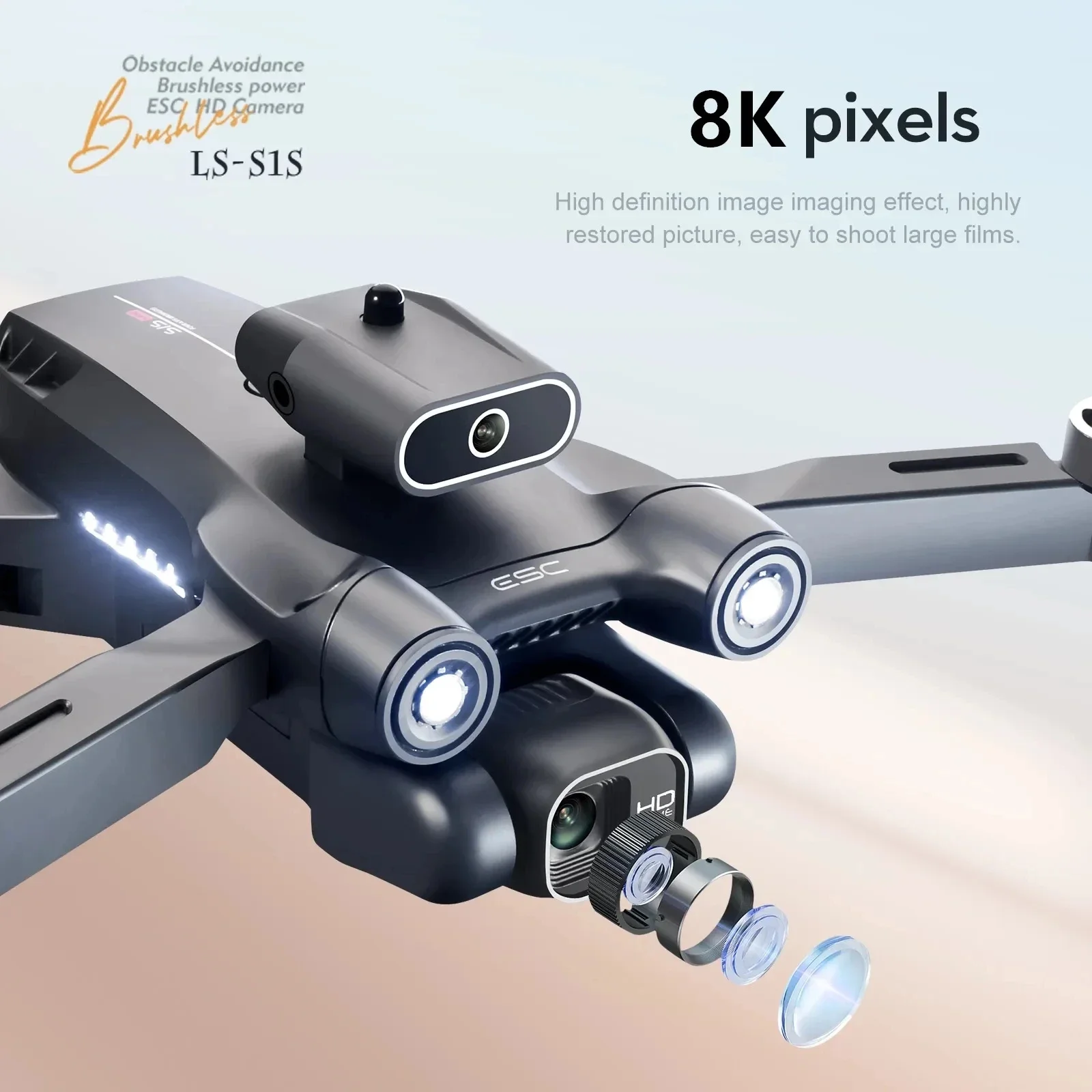 New S1S 5G GPS Drone Camera 8K - Drone Z บทวิจารณ์และราคา