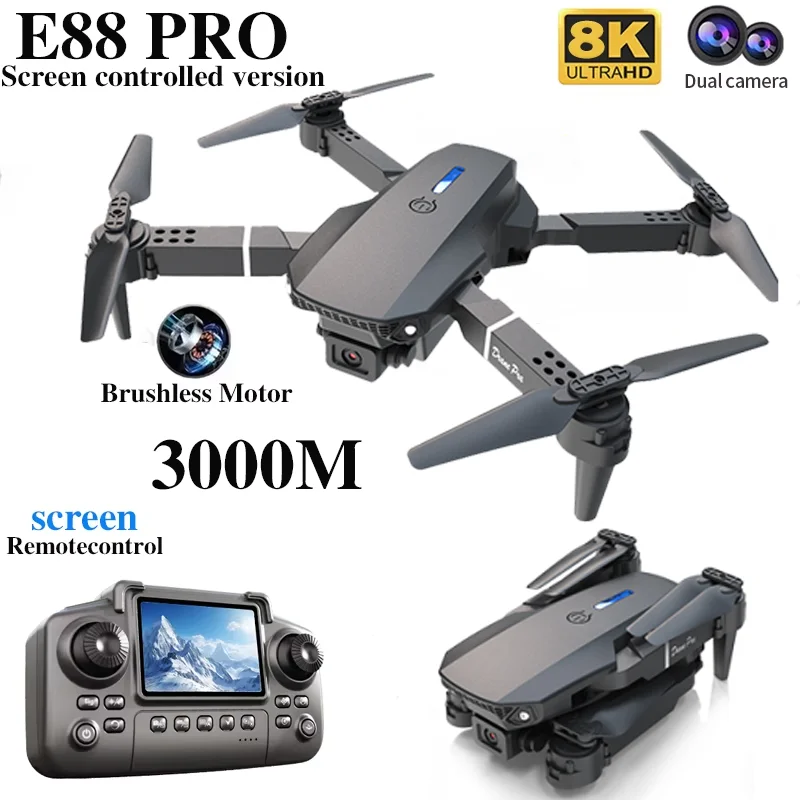 Professional E88 PRO Drone wit - Drone Z บทวิจารณ์และราคา