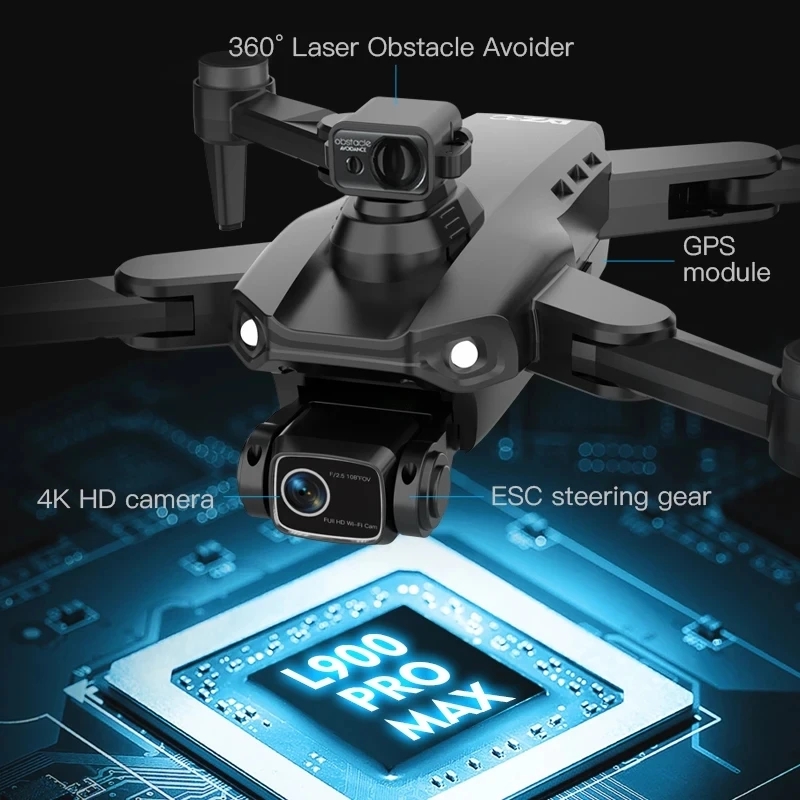 L900 Pro MAX GPS Drone 4K Prof - Drone Rc Gps บทวิจารณ์และราคา