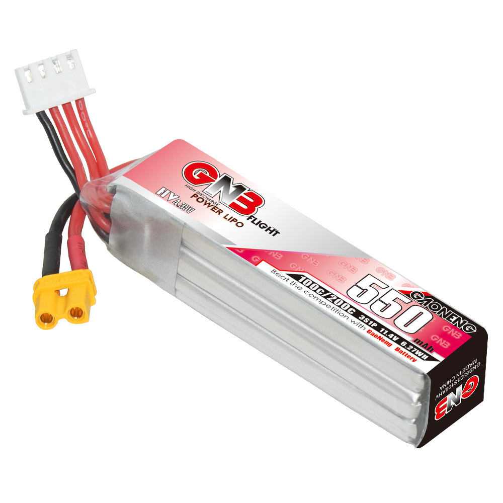 GNB HV 11.4V 550mAh 100C/200C  - Drone Rc Race บทวิจารณ์และราคา