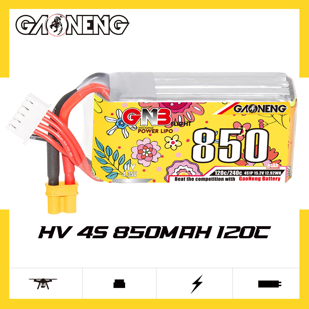 Upgraded GNB 4S 15.2V 850mAh L - Drone Rc Race บทวิจารณ์และราคา