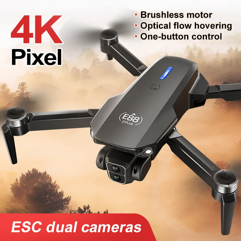 New E88 Plus Quadcopter Drone: - Drone Z บทวิจารณ์และราคา