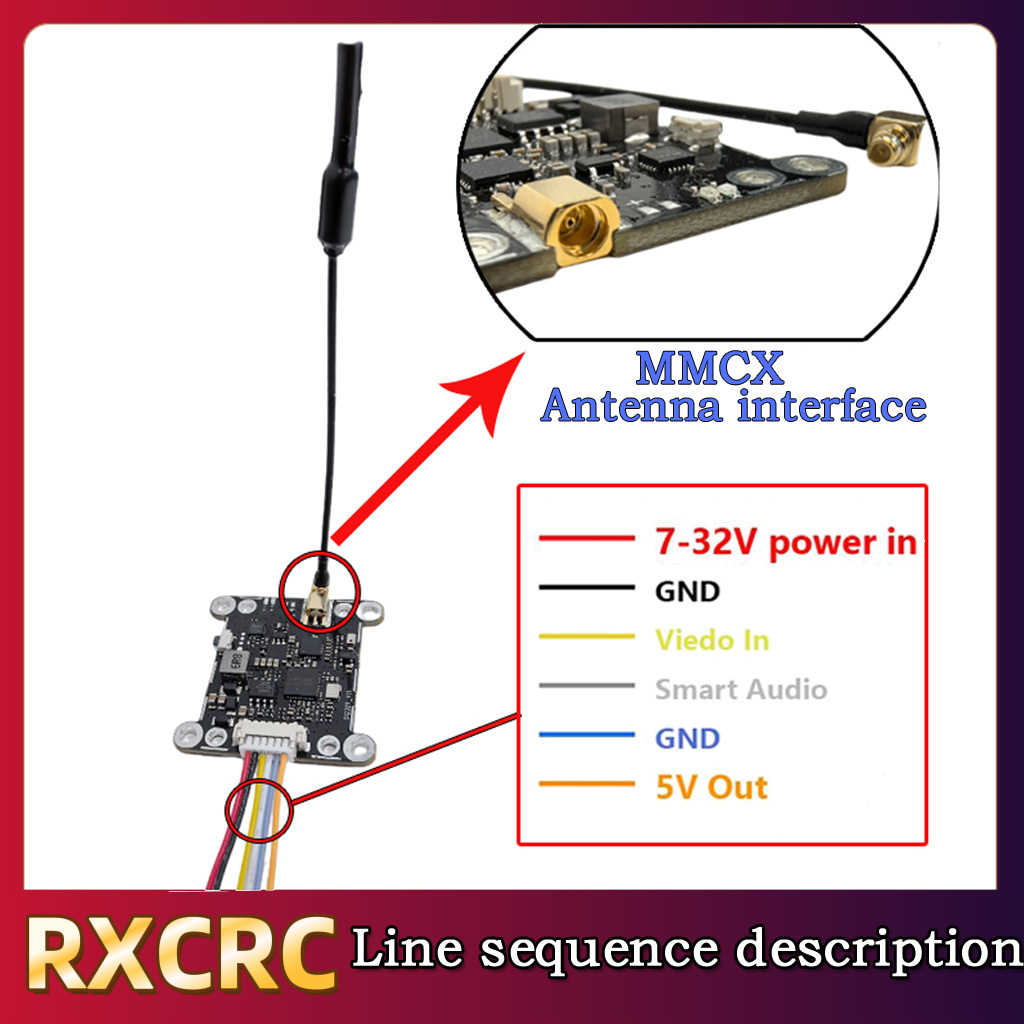 RXCRC 5.8G Module 48CH 1.6W VT - Drone Rc Airplane บทวิจารณ์และราคา