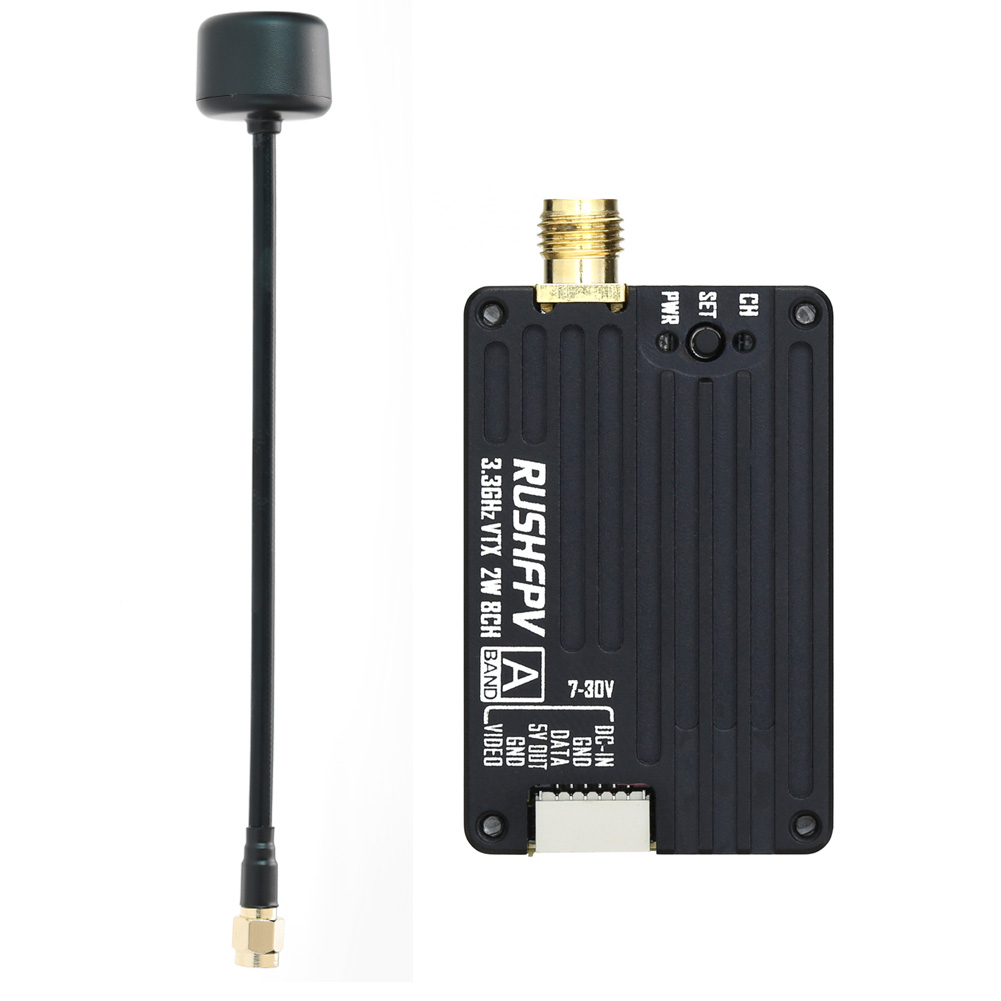 RUSHFPV 3.3G 2W VTX Transmitte - Drone Rc Airplane บทวิจารณ์และราคา