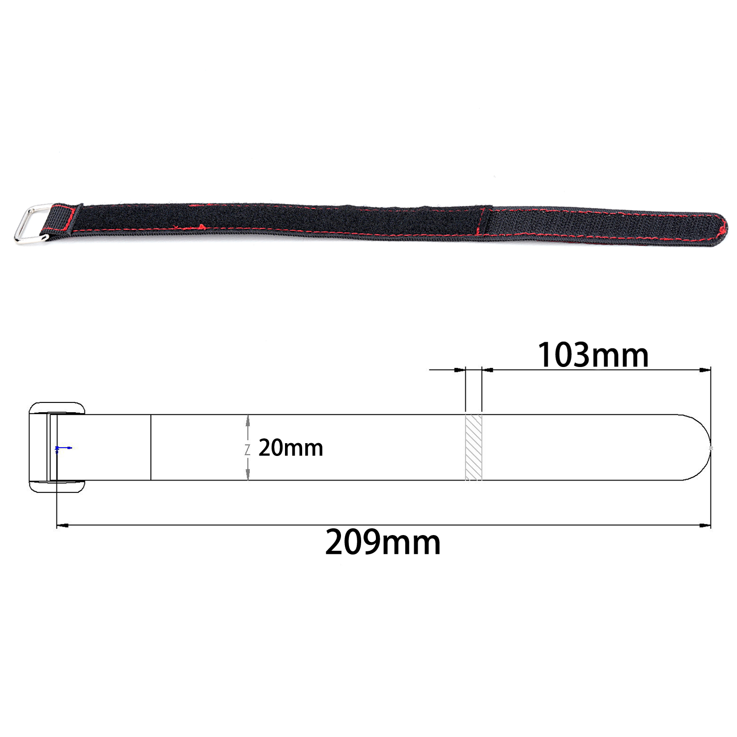 TCRC 2PCS 20x300MM Kevlar Stit - Drone Rc Lanyard บทวิจารณ์และราคา