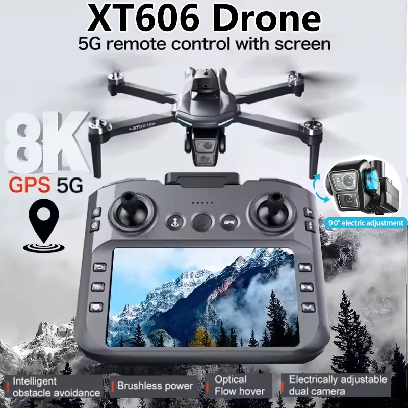 XT606 Foldable Drone 4K Dual C - Drone Top Rc บทวิจารณ์และราคา