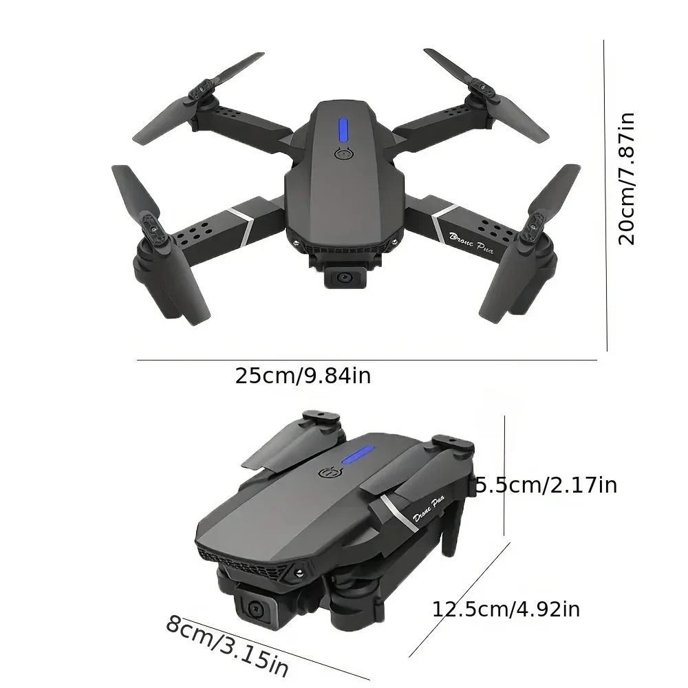 Professional Drone E88 4K Wide - Drone Top Rc บทวิจารณ์และราคา