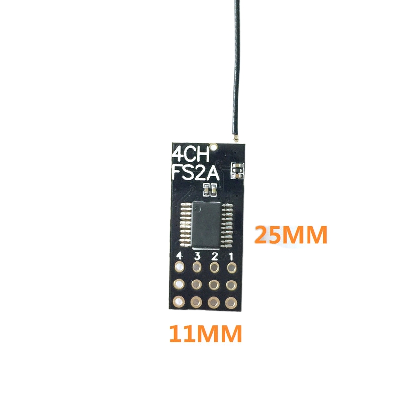Flysky FS2A Mini Receiver 4CH  - Drone Rc Leading บทวิจารณ์และราคา