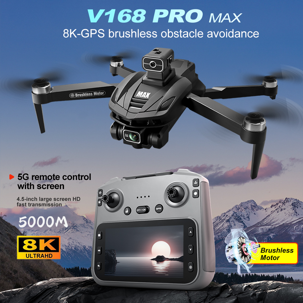 V168 PRO Max GPS Drone 8K Prof - Drone Rc Gps บทวิจารณ์และราคา