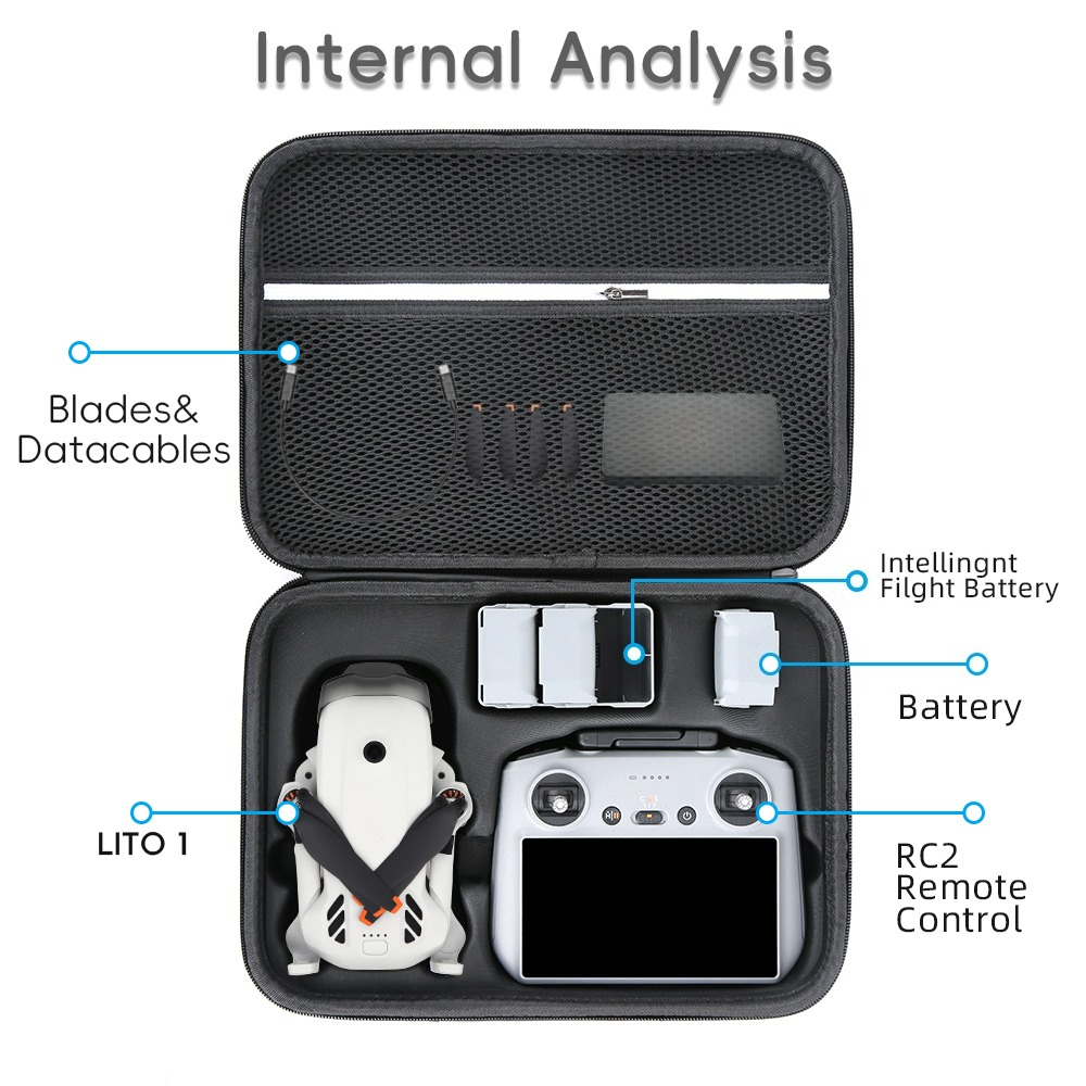 Portable Carrying Case For DJI - Drone Dji Rc N3 บทวิจารณ์และราคา