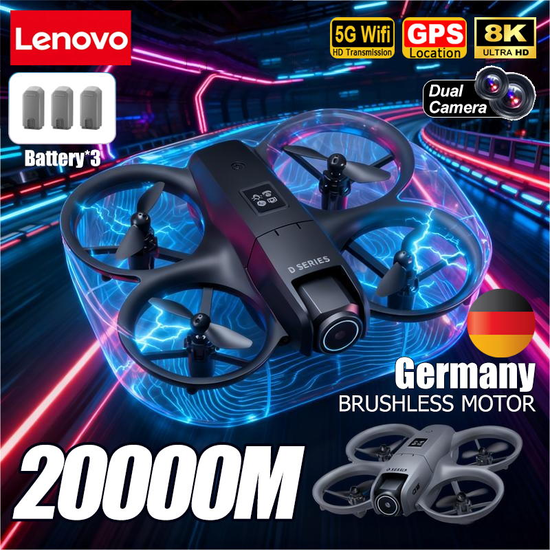 Lenovo D16 GPS Drone 8K Aerial - Drone Rc Gps บทวิจารณ์และราคา