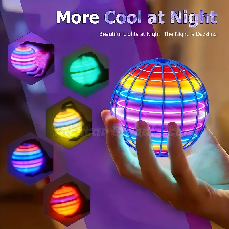LED Light Up Flying Orb Boomer - Drone Ball Rc บทวิจารณ์และราคา