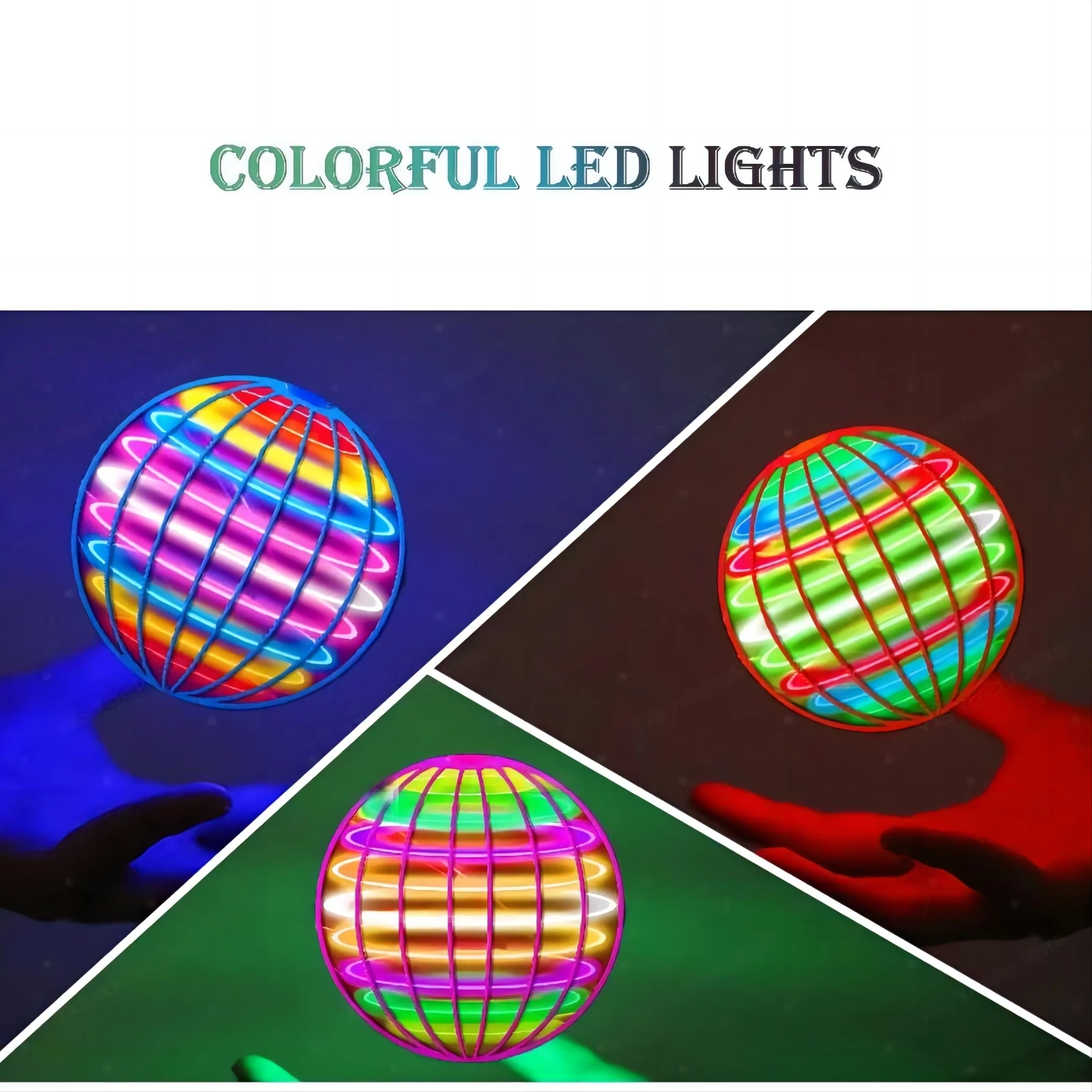 LED Light Up Flying Orb Boomer - Drone Ball Rc บทวิจารณ์และราคา