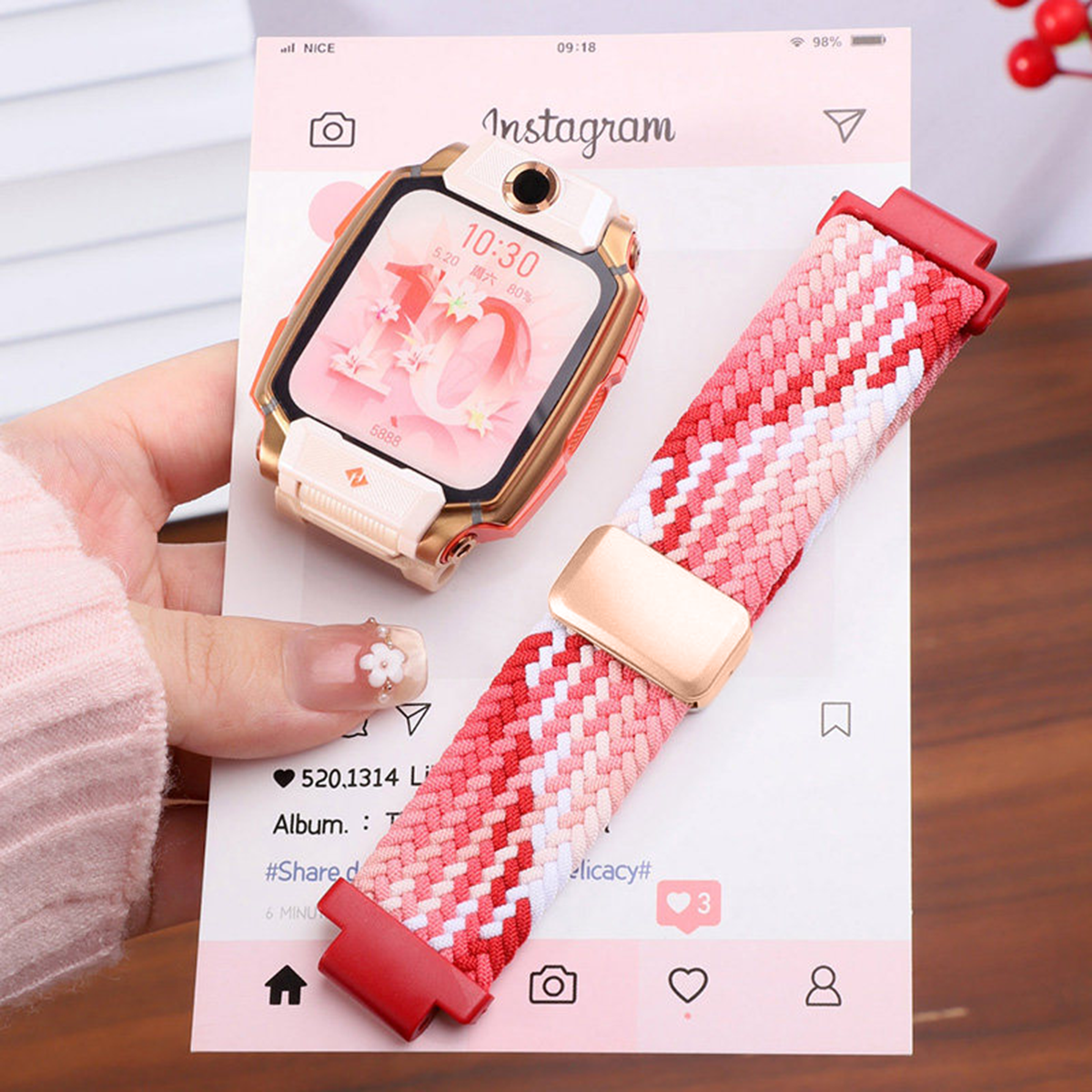 Braided Watch Band Magnetic fo - Drone Z1 บทวิจารณ์และราคา
