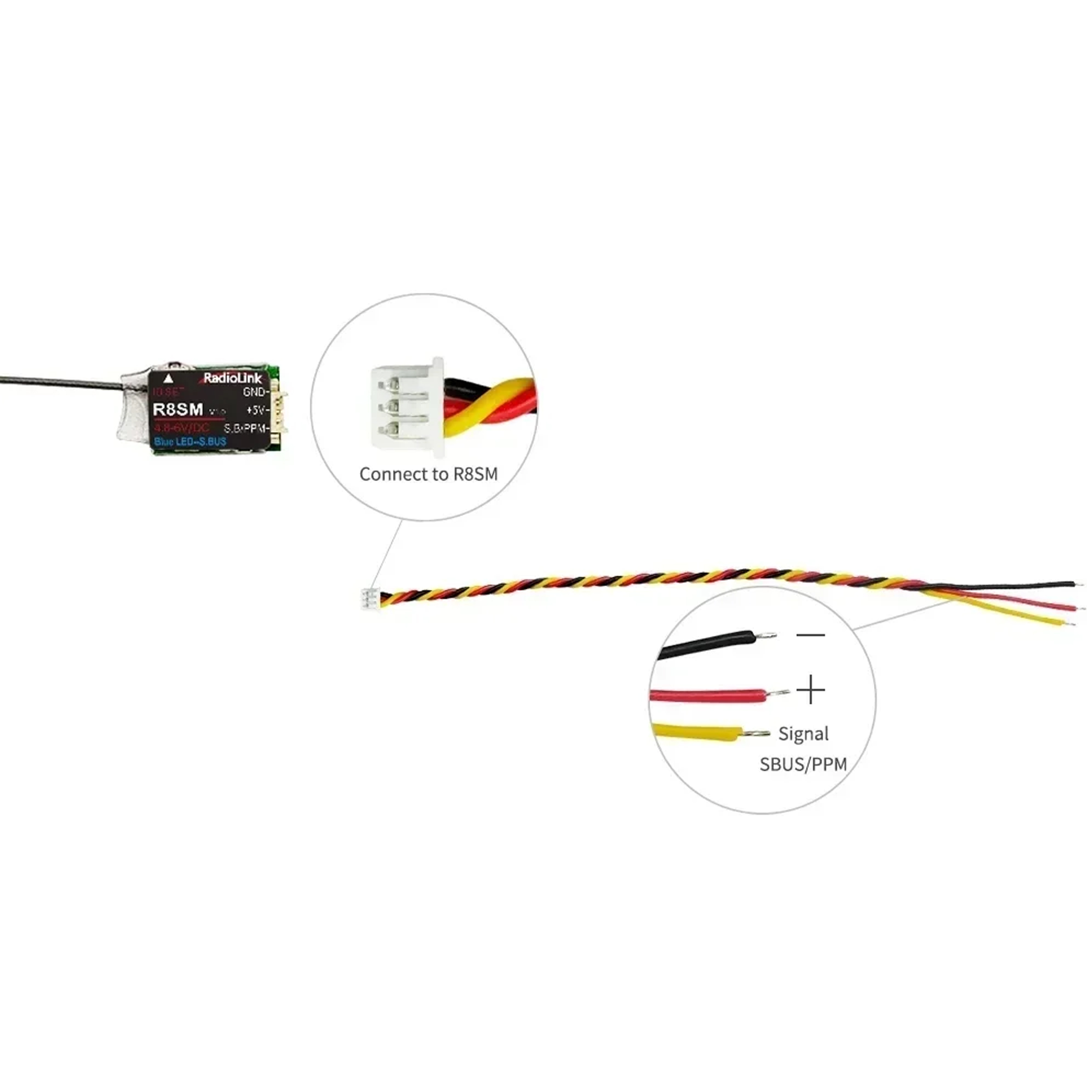 Radiolink R8SM 8 Channels 2.4G - Drone Rc Mini บทวิจารณ์และราคา