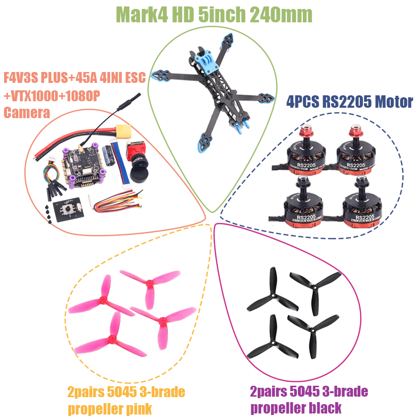 Happy F4V3S PLUS MARK4-HD Mark - Drone Rc Quadcopter Controller บทวิจารณ์และราคา
