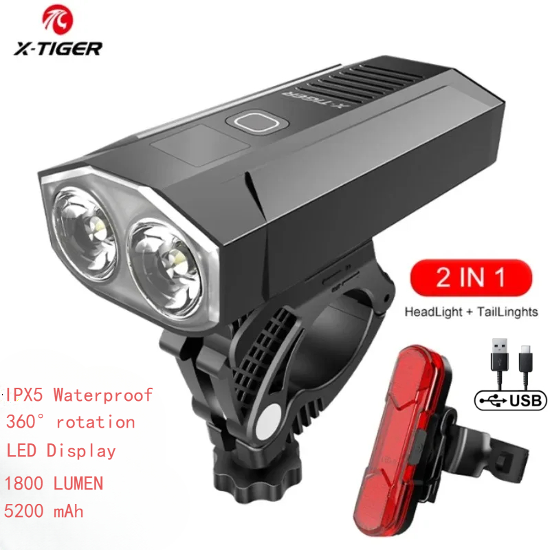X-Tiger Bike Light Headlight B - Drone Keh Rc K11 Turbo บทวิจารณ์และราคา