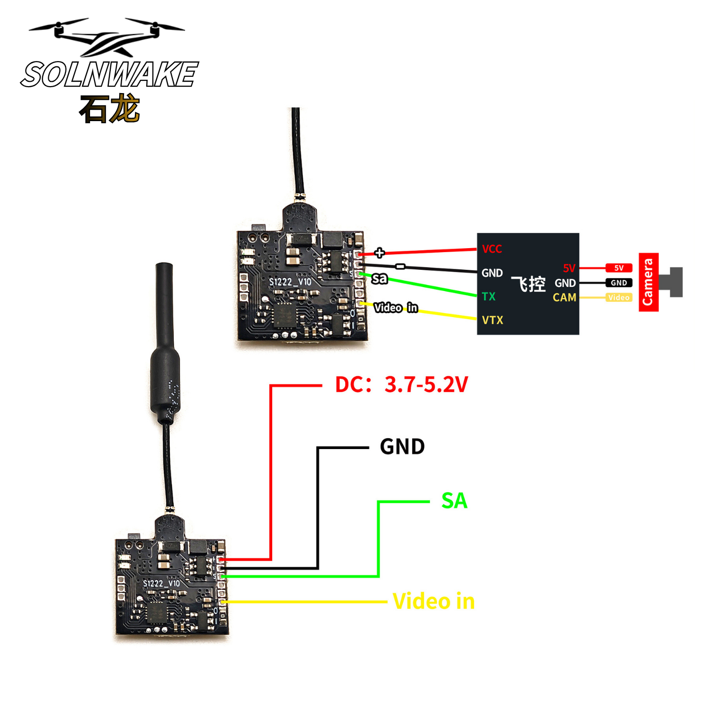 SLONWAKE Nano 5.8G 48CH 200mW  - Drone Rc Airplane บทวิจารณ์และราคา