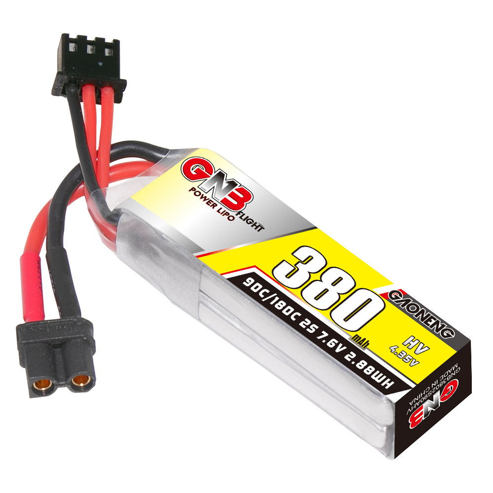 GNB 2S 7.6V 380mAh 90C/180C Li - Drone Rc Race บทวิจารณ์และราคา