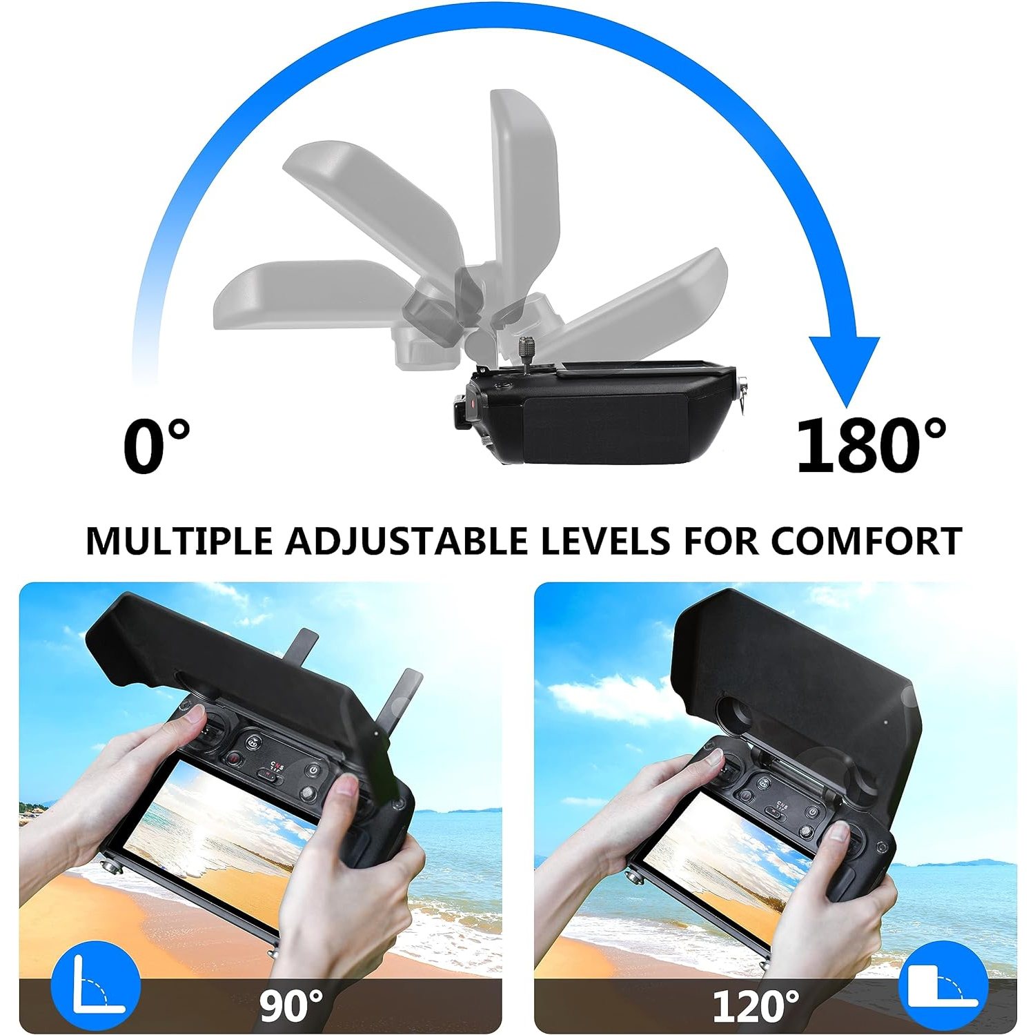 2-in-1 Sun Hood & Joystick Cov - Drone Dji Rc Pro 2 บทวิจารณ์และราคา