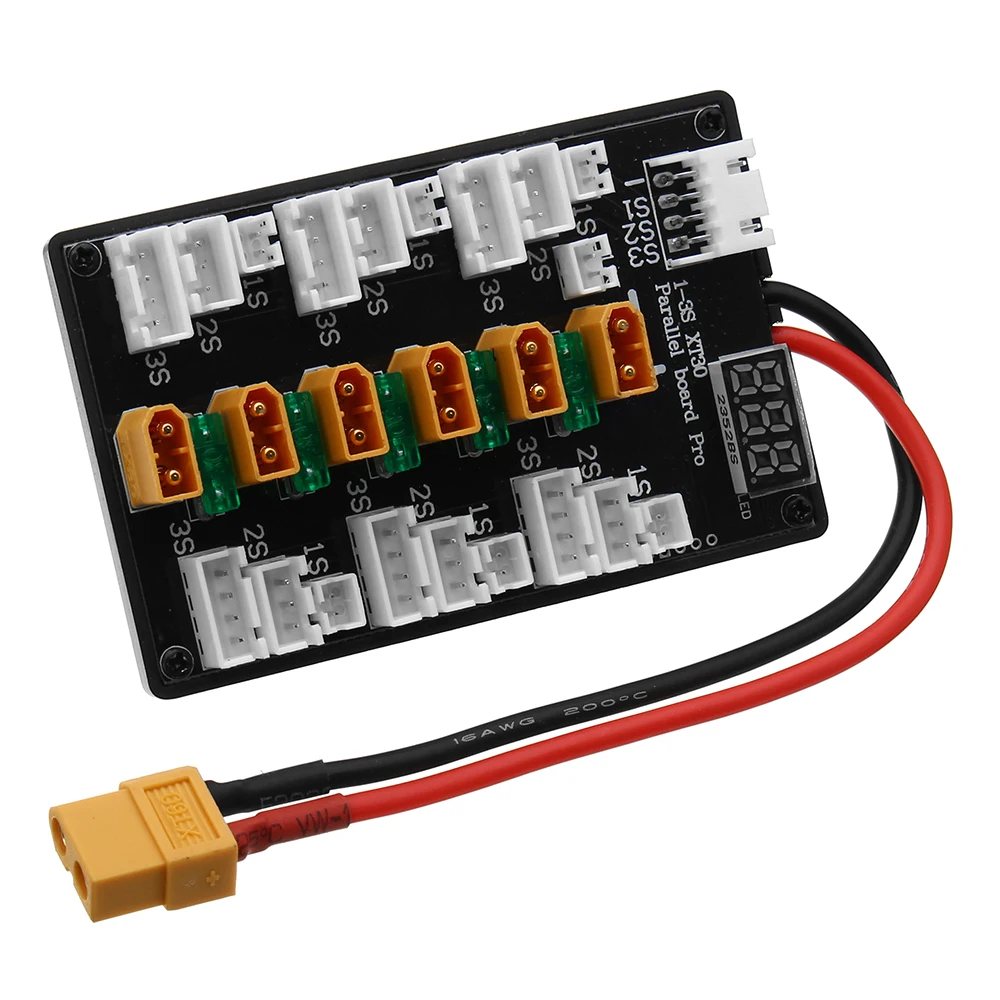 XT30 Plug 1S-3S Lipo Battery U - Lipo Parallel Charging Board บทวิจารณ์และราคา