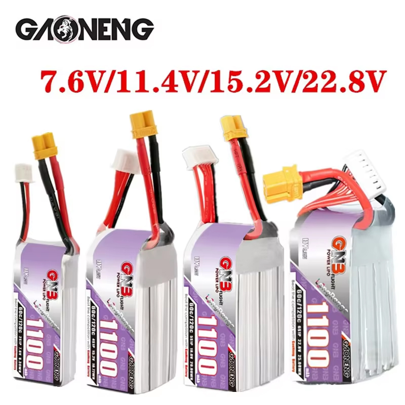 GNB 1100mAh 2S 3S 4S 6S 60C/12 - Drone Rc Race บทวิจารณ์และราคา