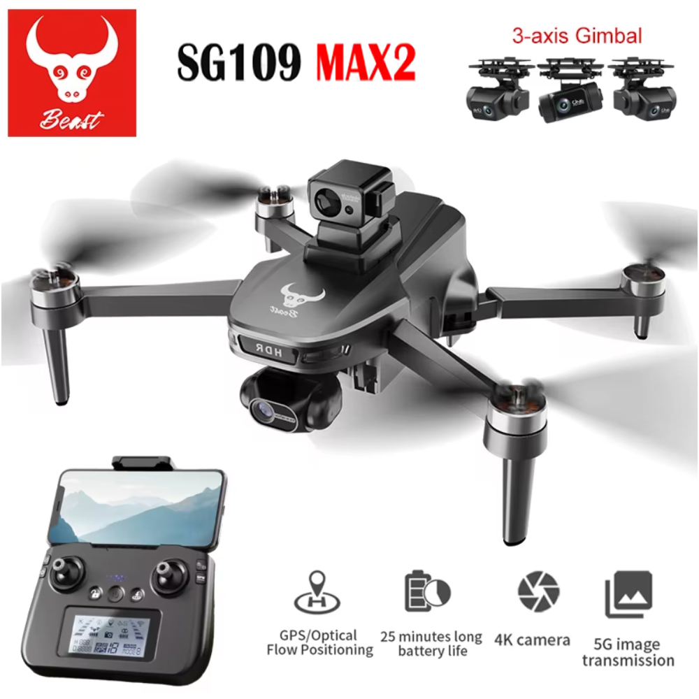SG109 MAX2 Professional FPV 8K - Drone Rc Gps บทวิจารณ์และราคา