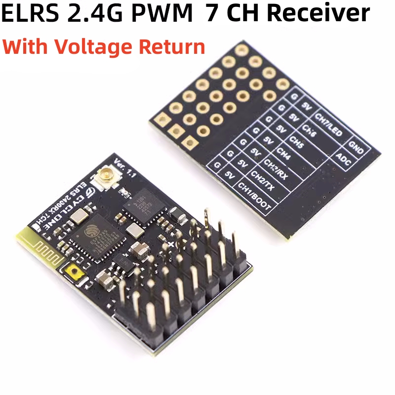 ELRS 2.4G PWM 7CH 6CH CRSF Rec - Drone Rc Quadcopter Controller บทวิจารณ์และราคา