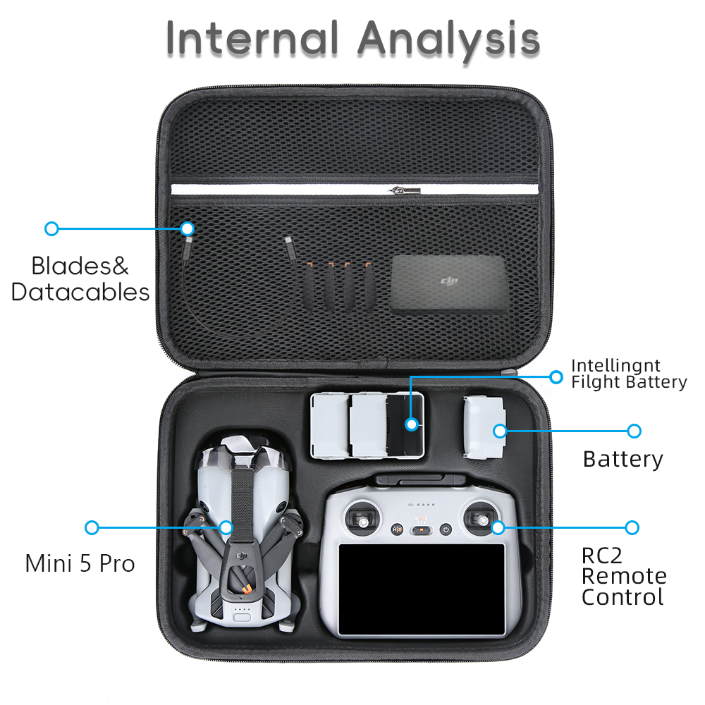 for Mini 5 Pro Case Large Capa - Drone Dji Rc N3 บทวิจารณ์และราคา