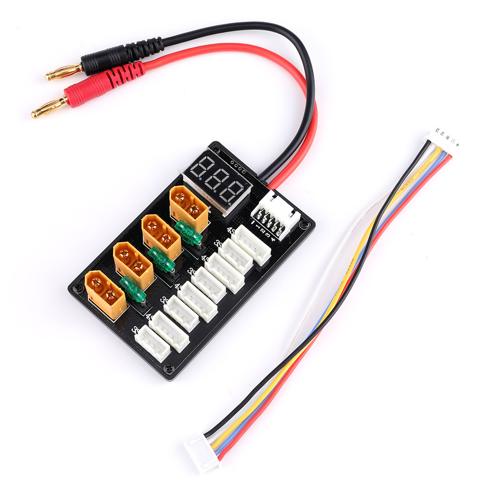 XT60 Plug 3S 4S Lipo Battery P - Lipo Parallel Charging Board บทวิจารณ์และราคา