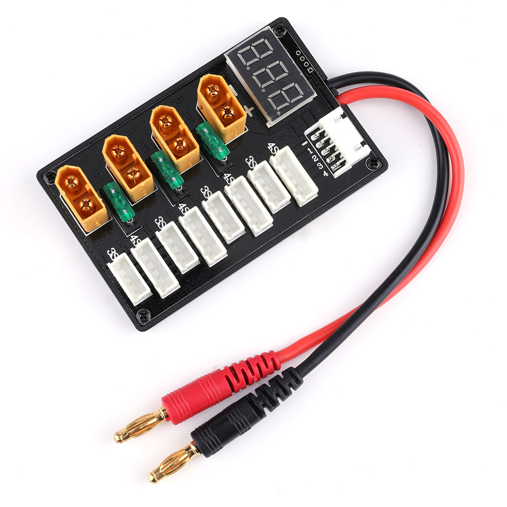 XT60 Plug 3S 4S Lipo Battery P - Lipo Parallel Charging Board บทวิจารณ์และราคา