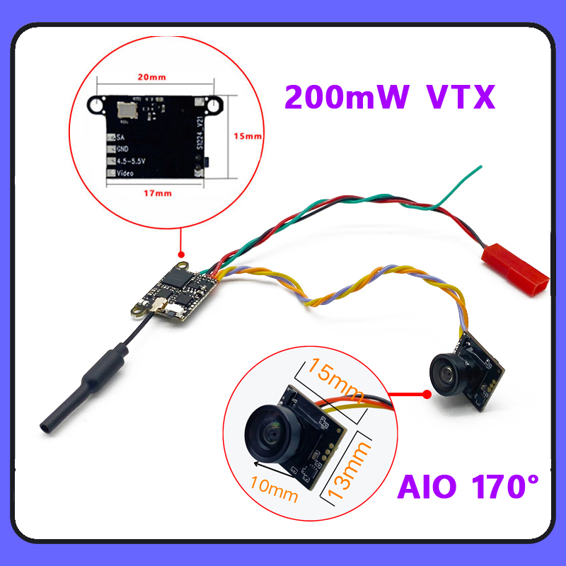 SLONWAKE 5.8G 1200TVL FPV Came - Drone Rc Airplane บทวิจารณ์และราคา