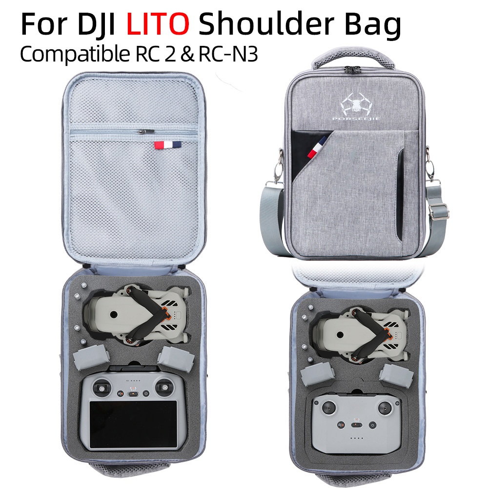 For DJI Lito X1 Organizer Bag  - Drone Dji Rc N3 บทวิจารณ์และราคา