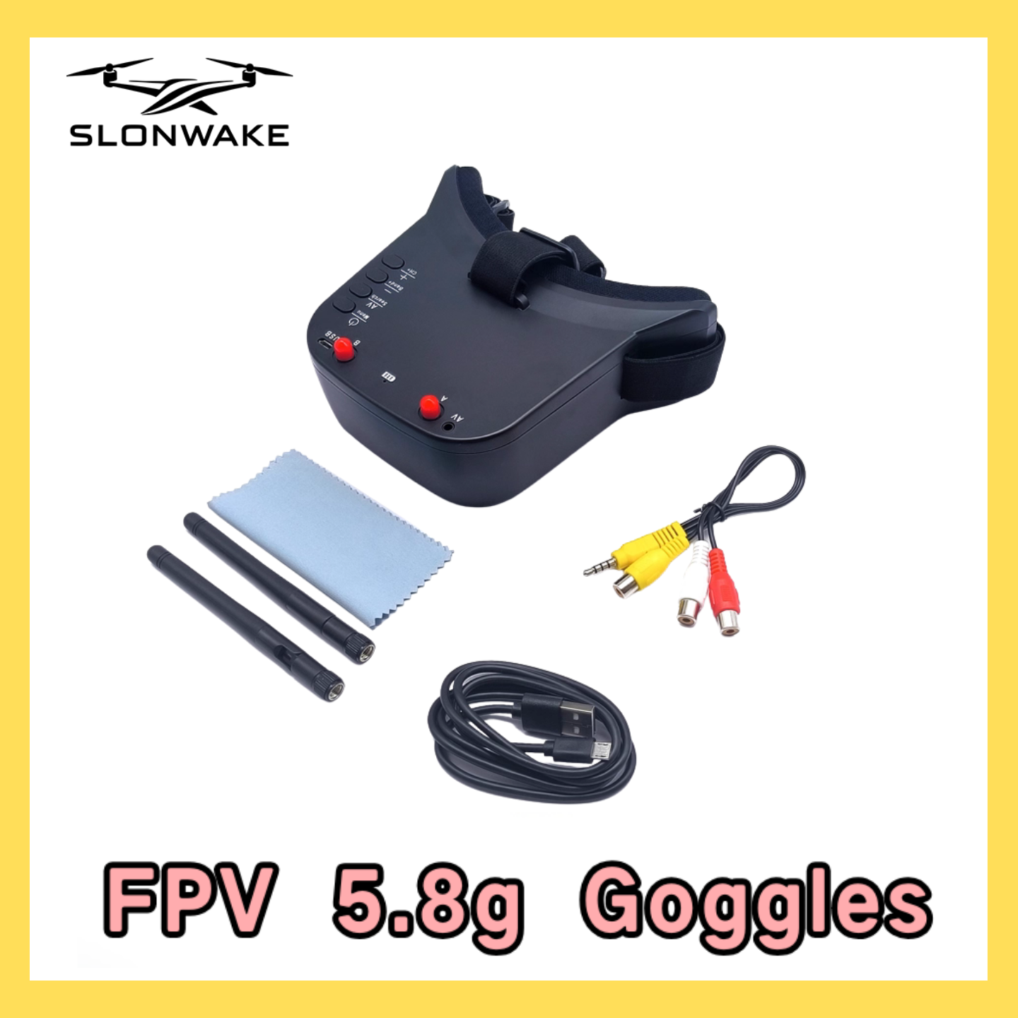 SLONWAKE 5.8G 48CH FPV 400mw V - Drone Rc Airplane บทวิจารณ์และราคา