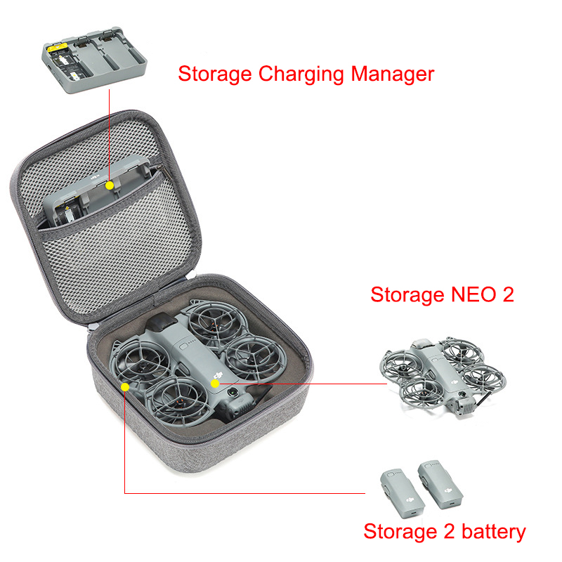 Carrying Shockproof Case for D - Drone Dji Rc N3 บทวิจารณ์และราคา