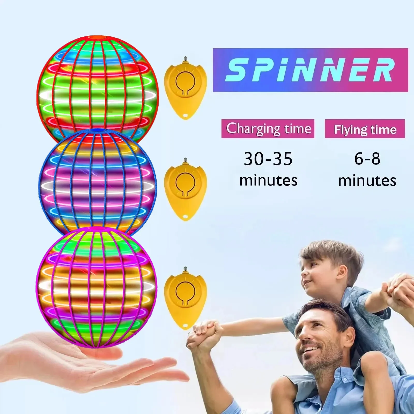 Flying Ball Boomerang Spinner  - Drone Ball Rc บทวิจารณ์และราคา