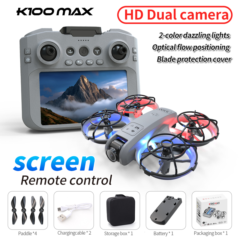 Hot sell K100 Max Mini RC Dron - Drone Top Rc บทวิจารณ์และราคา