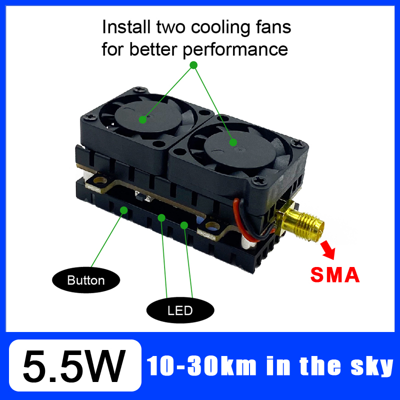Long Range 5.8GHz 5.5W Video T - Drone Rc Board บทวิจารณ์และราคา