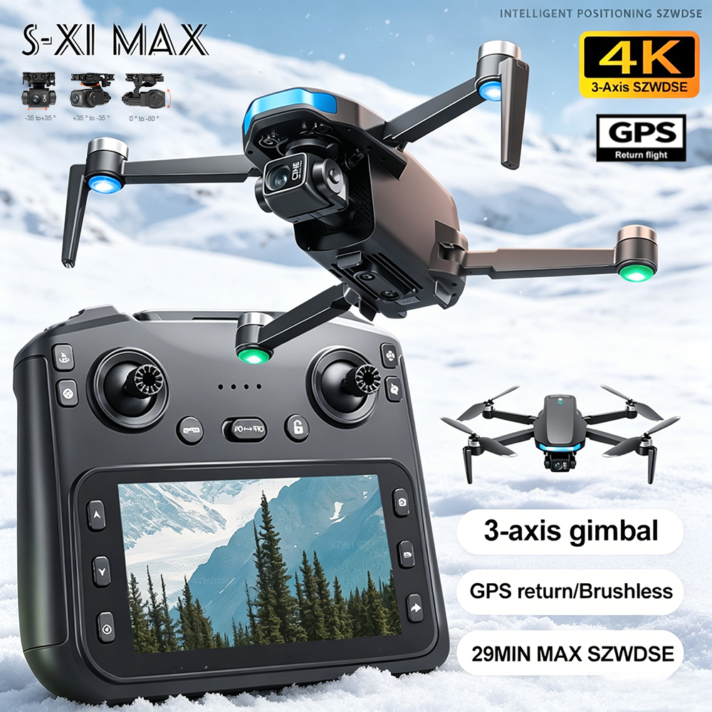 New S-X1 MAX Drone GPS 8K Prof - Drone Rc Gps บทวิจารณ์และราคา