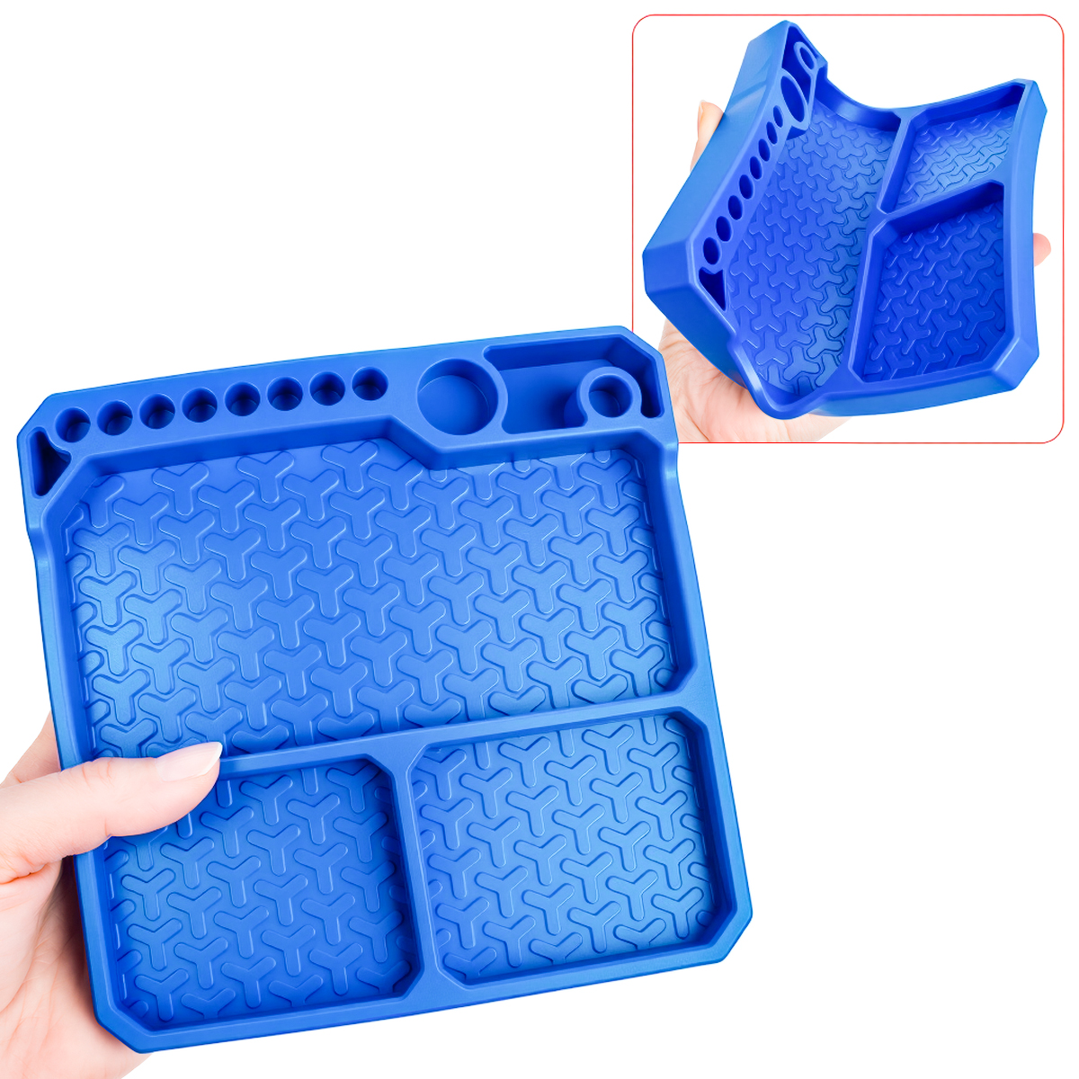 1Pcs Silicone Parts Tray with  - Drone Rc Parts บทวิจารณ์และราคา