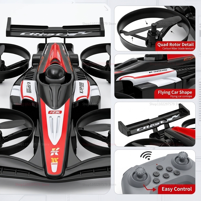 Mini RC Flying Car Transformab - Drone Rc Race บทวิจารณ์และราคา