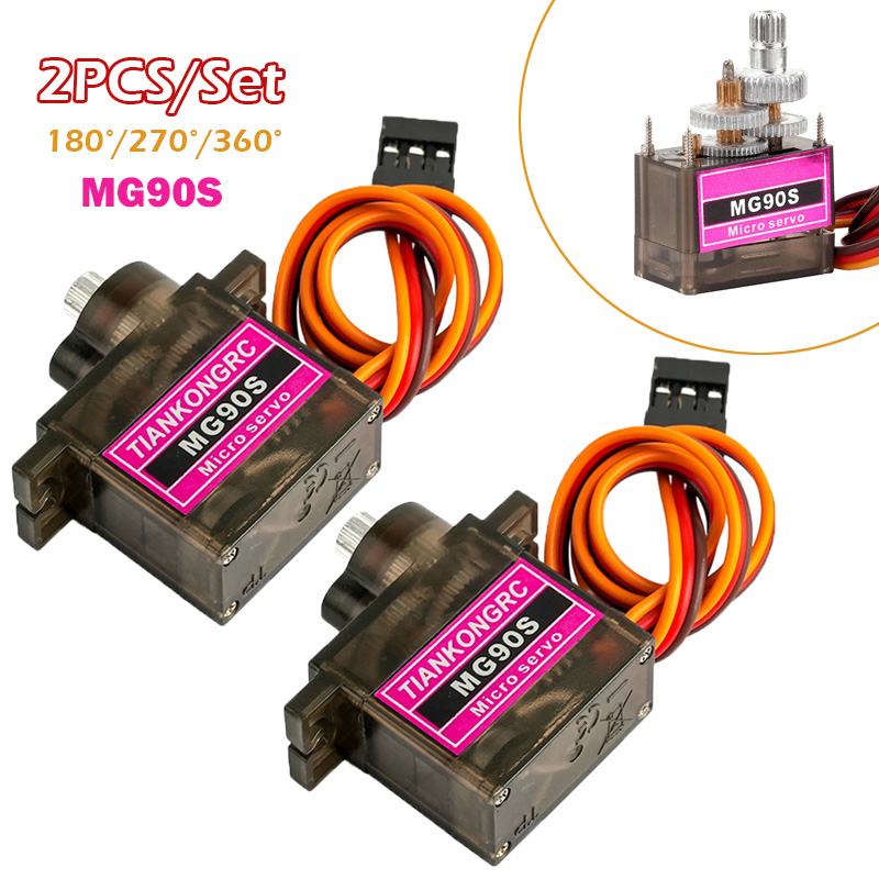 2PCS/Set MG90S Full Metal Gear - Drone Rc Parts บทวิจารณ์และราคา